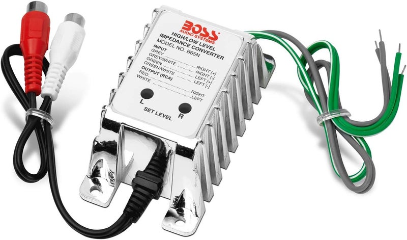 BOSS Audio Systems B65N High Level to RCA Converter Noise Filter for Car Audio Systems - Image 1
